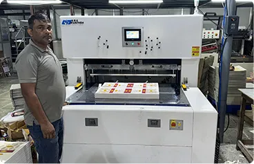 KYD-1080 Semi-automatic Full Page Stripping & Blanking Machine in India