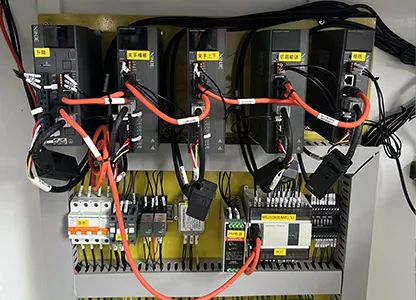 Palletizing electrical parts
