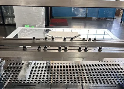 The lower pins support products area